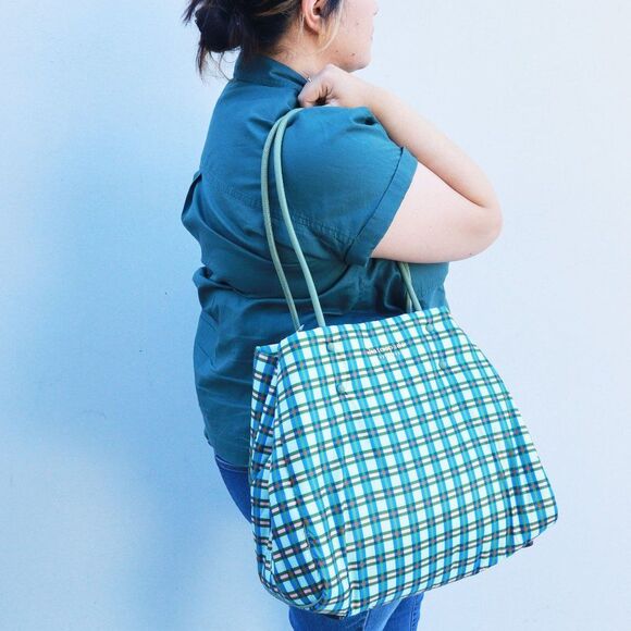 NWT Kate Spade EVERYTHING PUFFY DOT Large Tote Seaform Checker - Picture 2 of 11